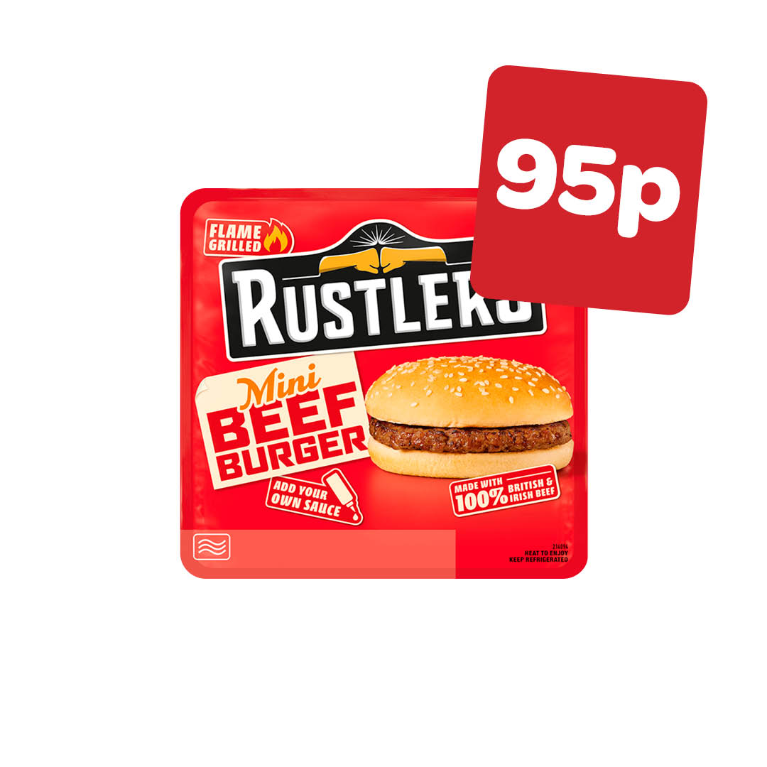 Rustlers Mini Beef Burger