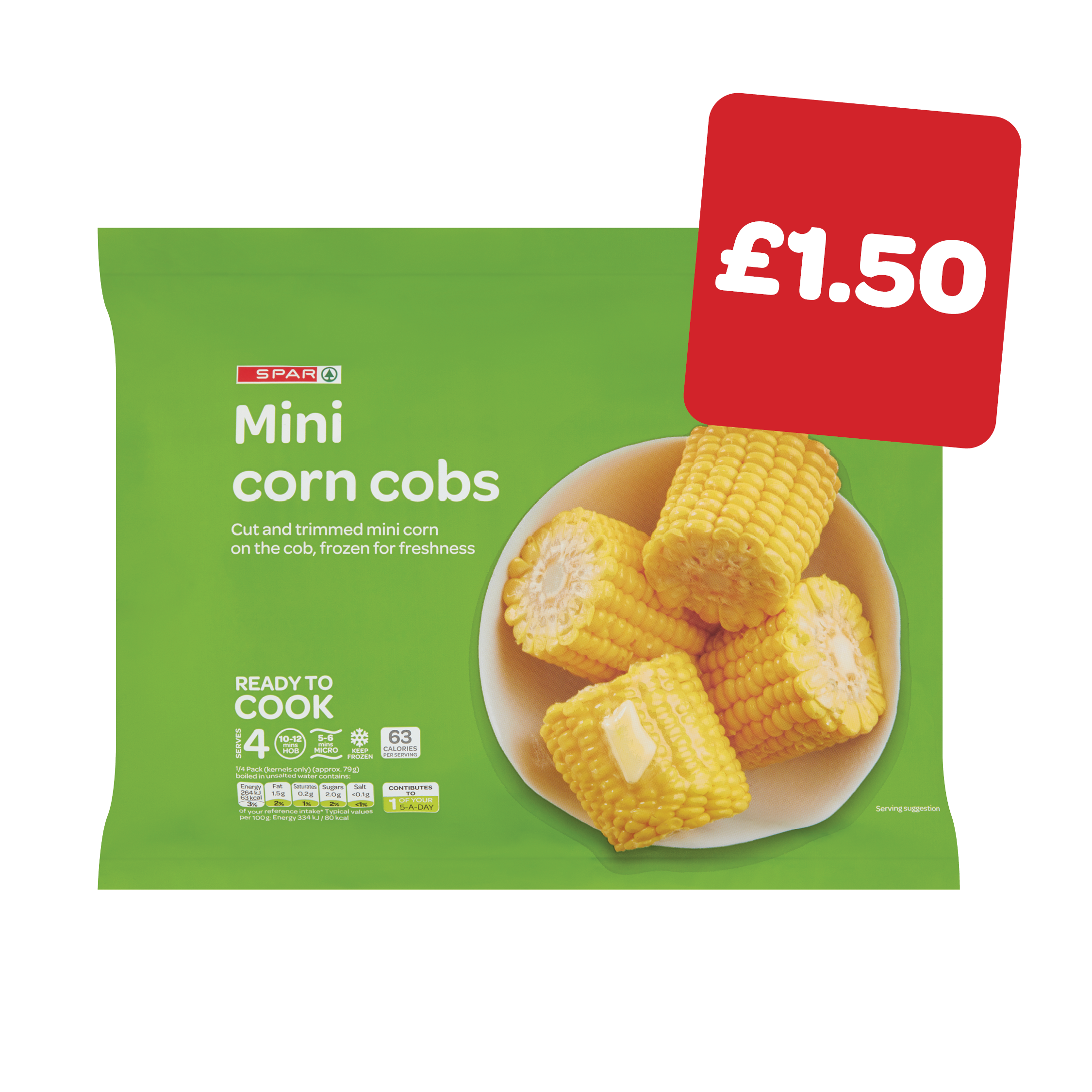 SPAR Mini Corn on the Cob