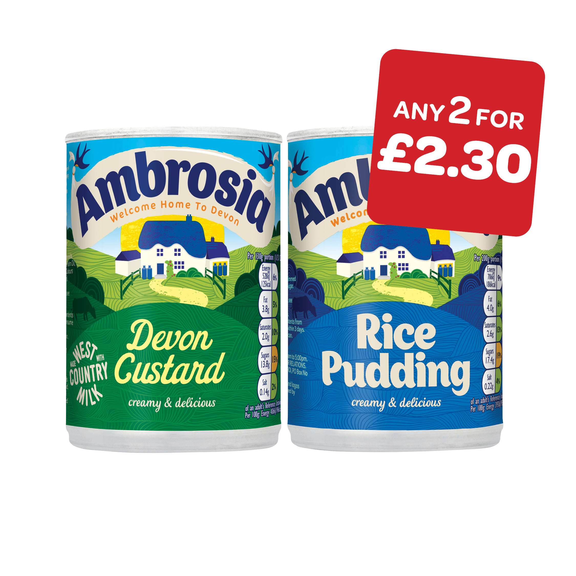 Ambrosia Custard / Rice
