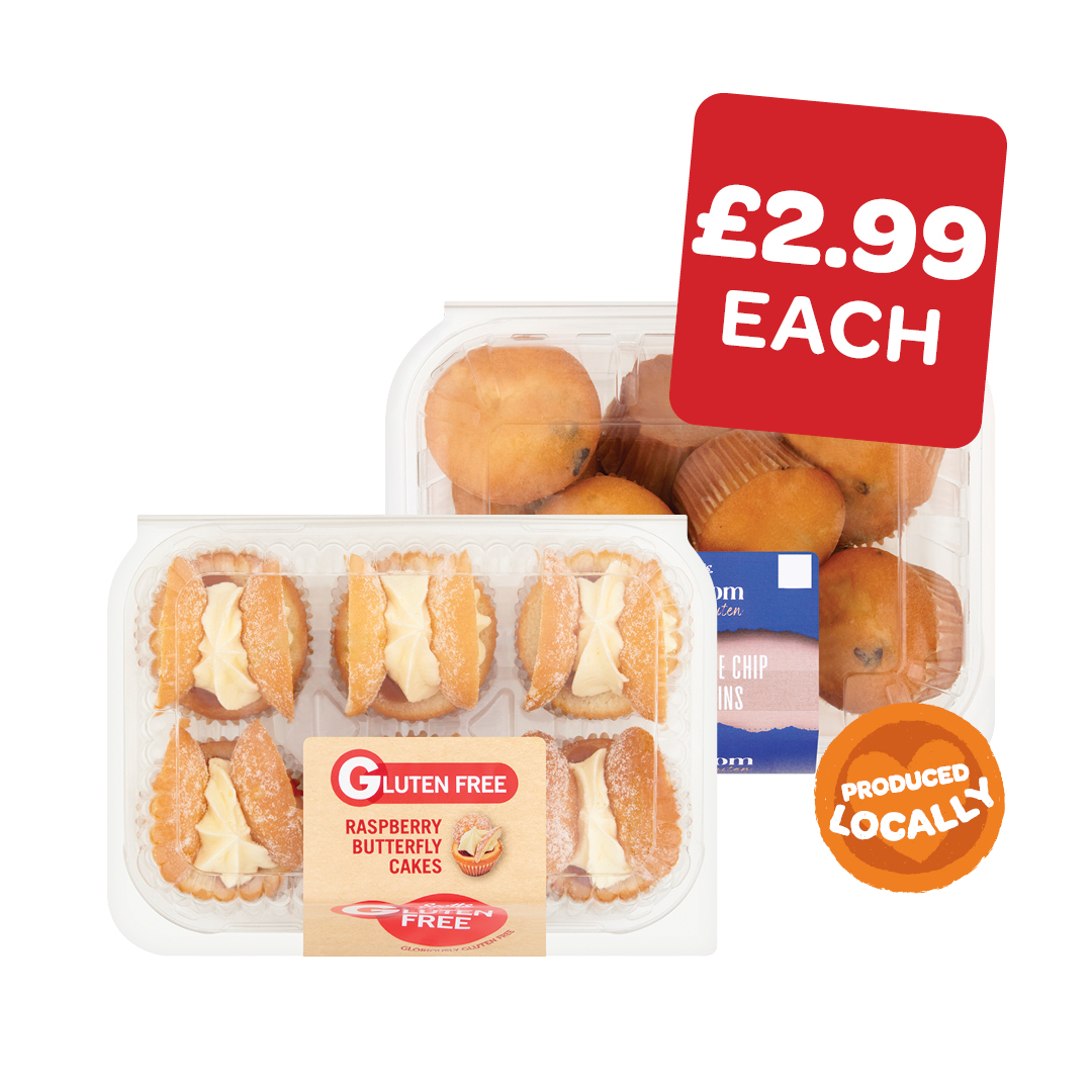Scotts Gluten Free Muffins / Butterfly Buns