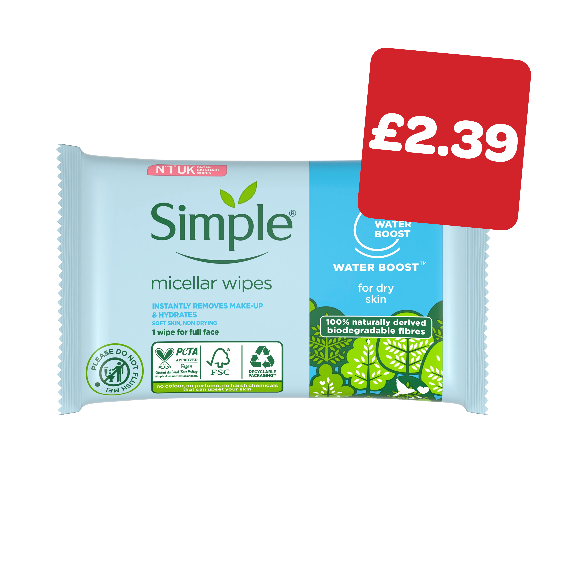 Simple Micellar Wipes