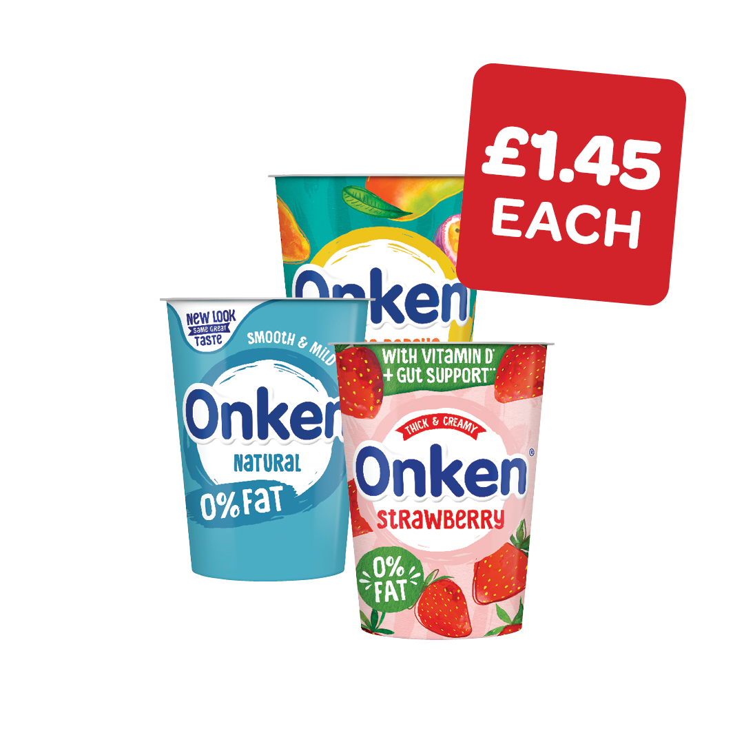 Onken Big Pot Yoghurts