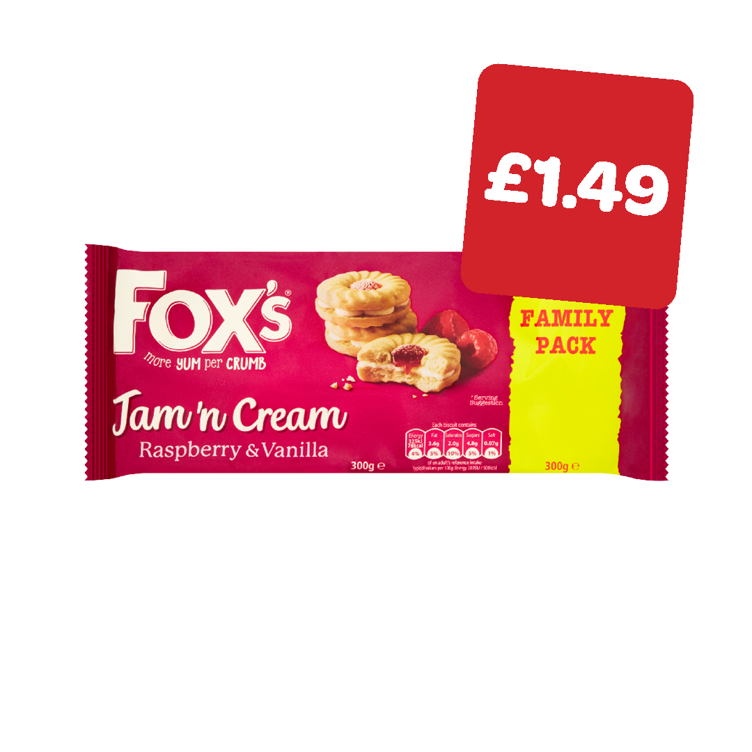 Fox's Jam Sandwich Twin Pack