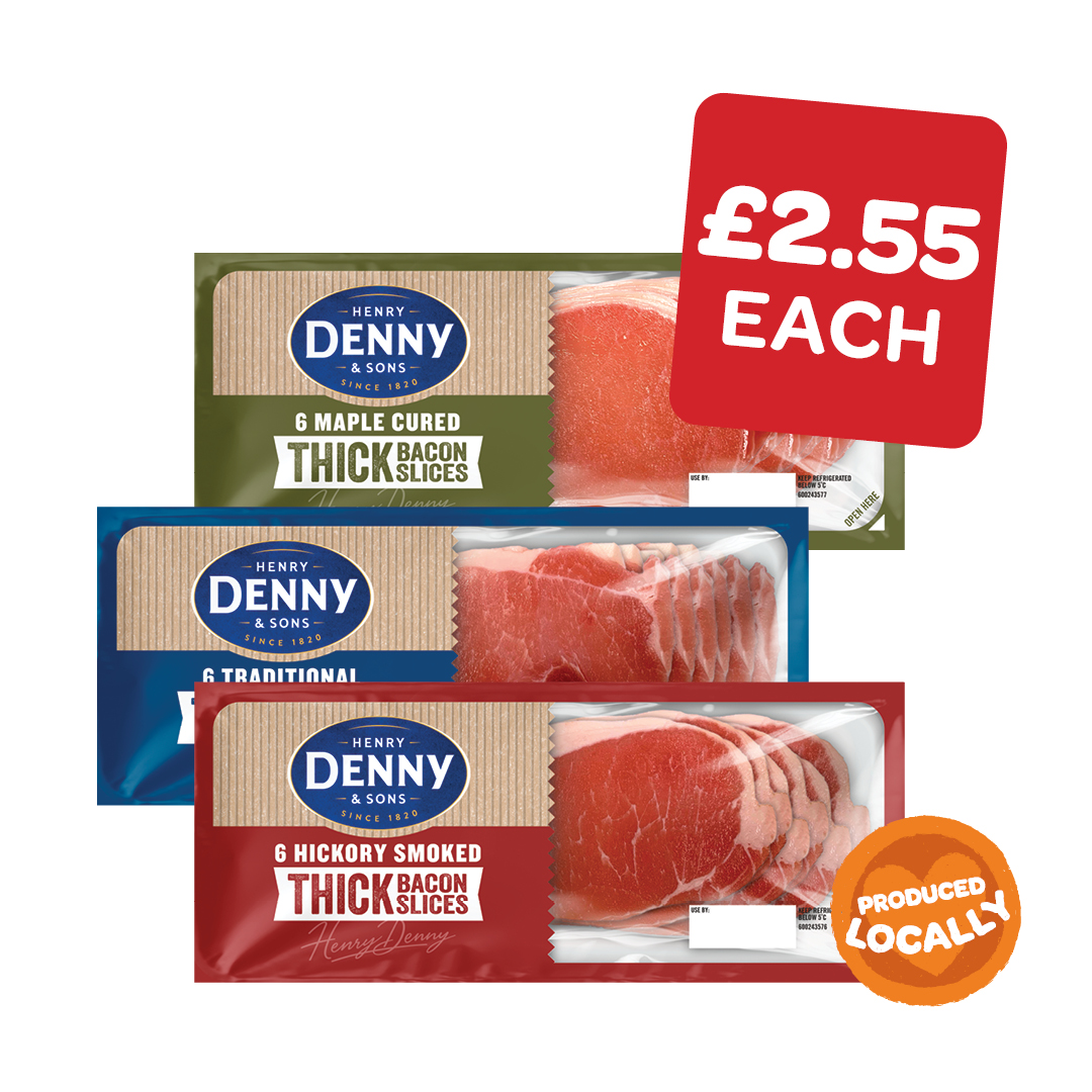 Denny Trad / Maple / Hickory Thick Cut Bacon