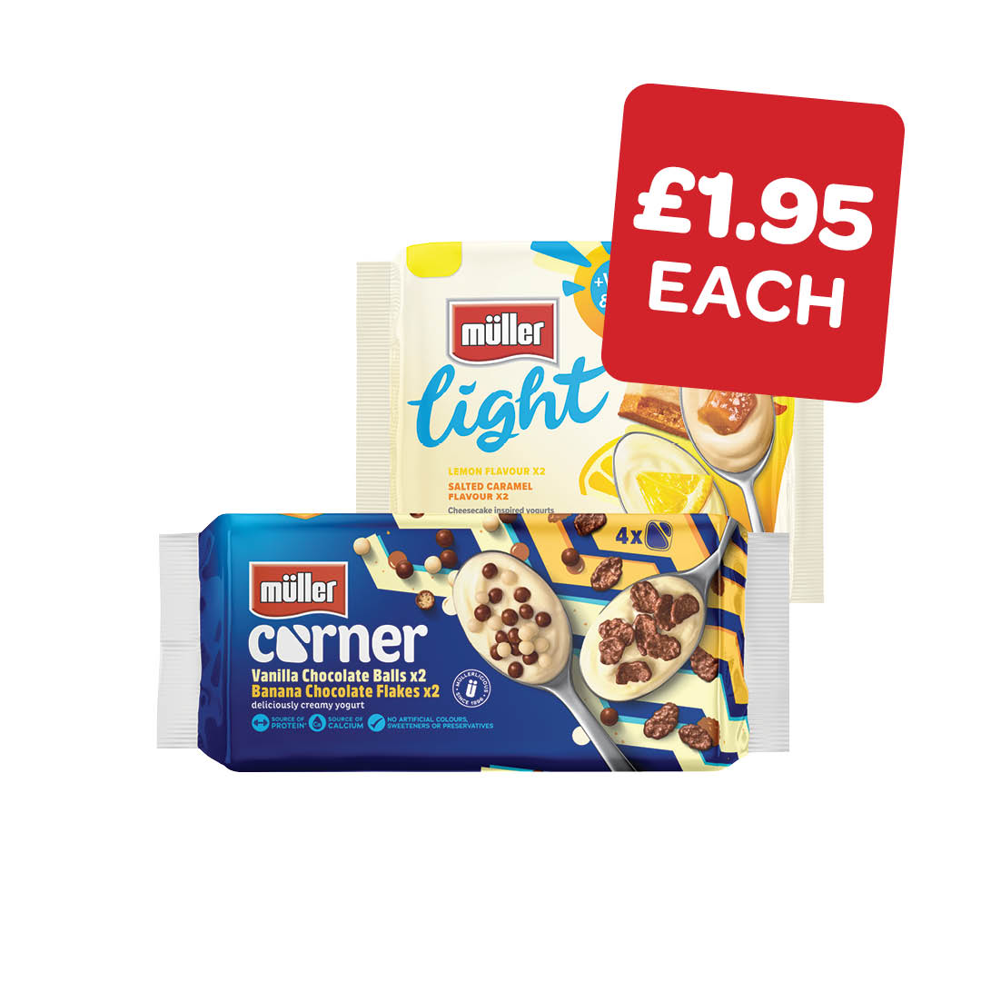 Muller Light / Muller Corner Range 115/124/136g
