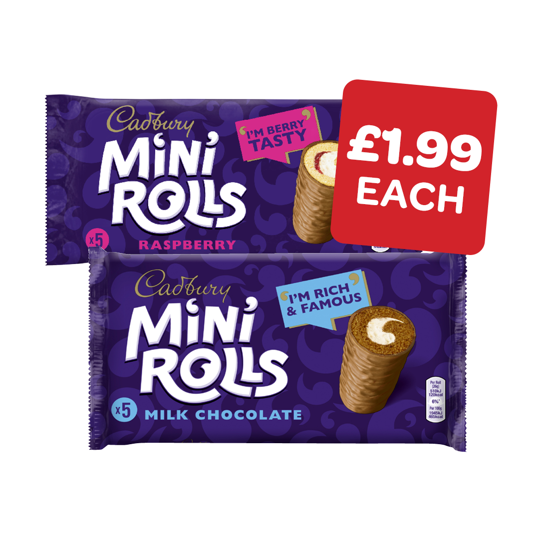 Cadbury Mini Rolls Chocolate / Raspberry