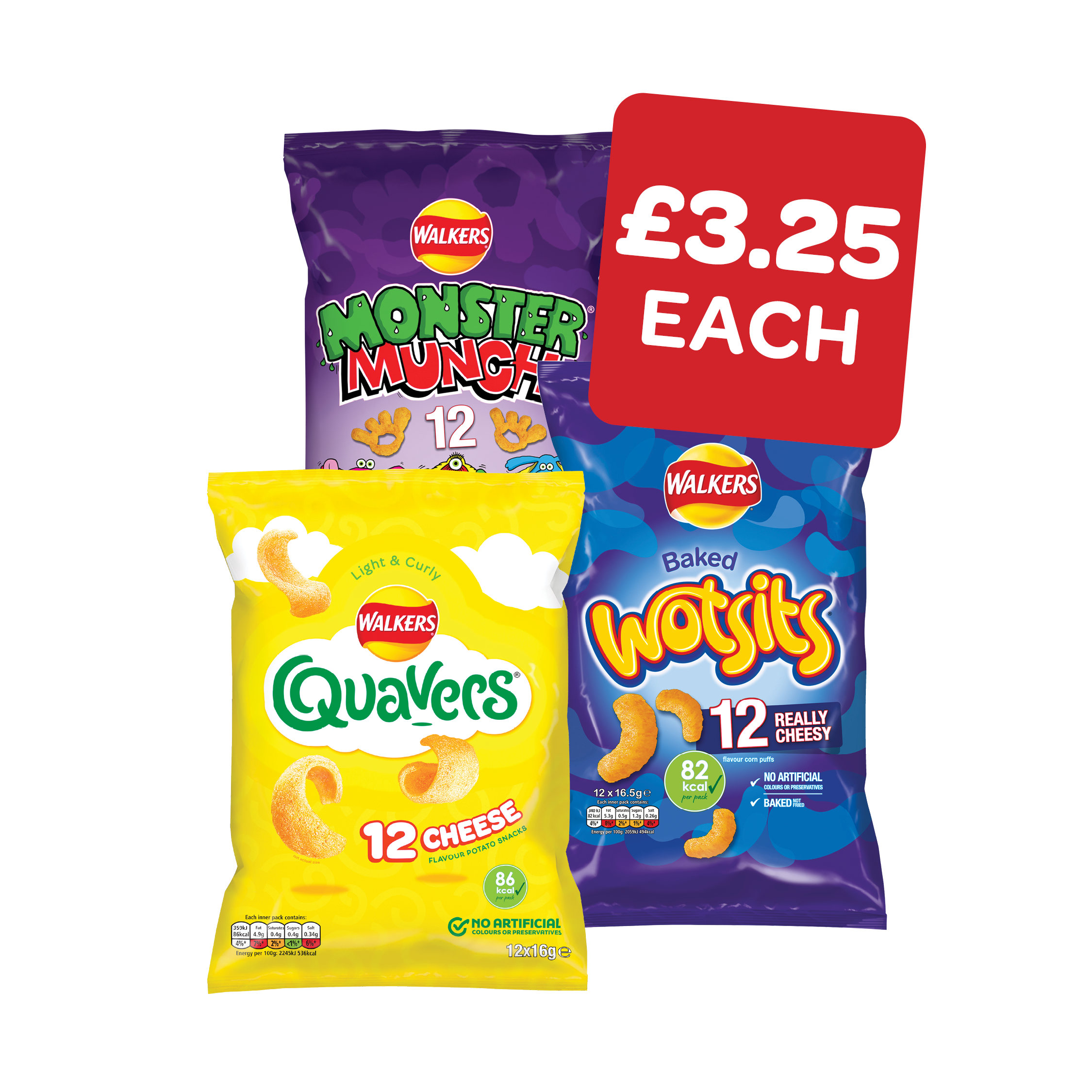 Monster Munch / Wotsits / Quavers