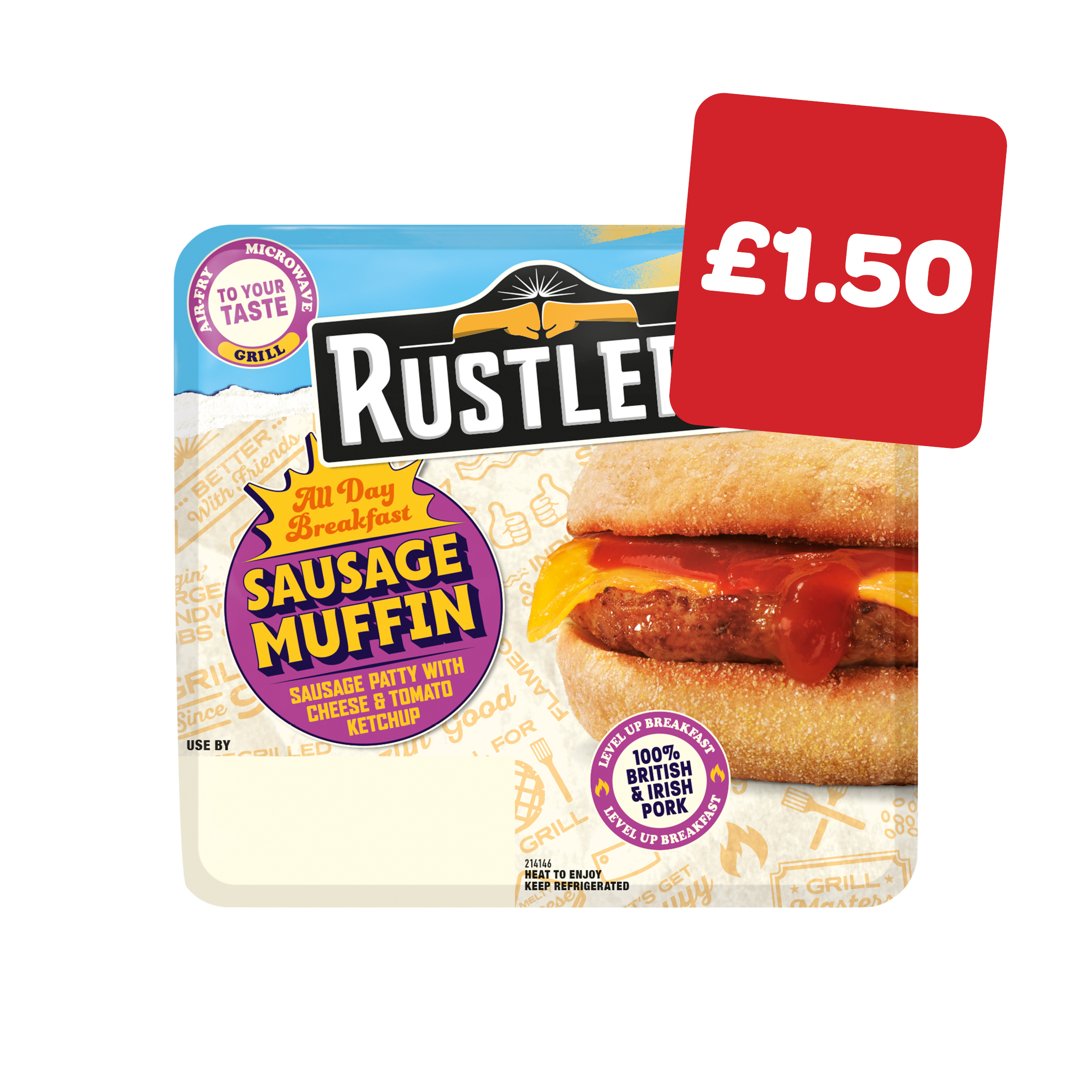 Rustlers Sausage Muffin