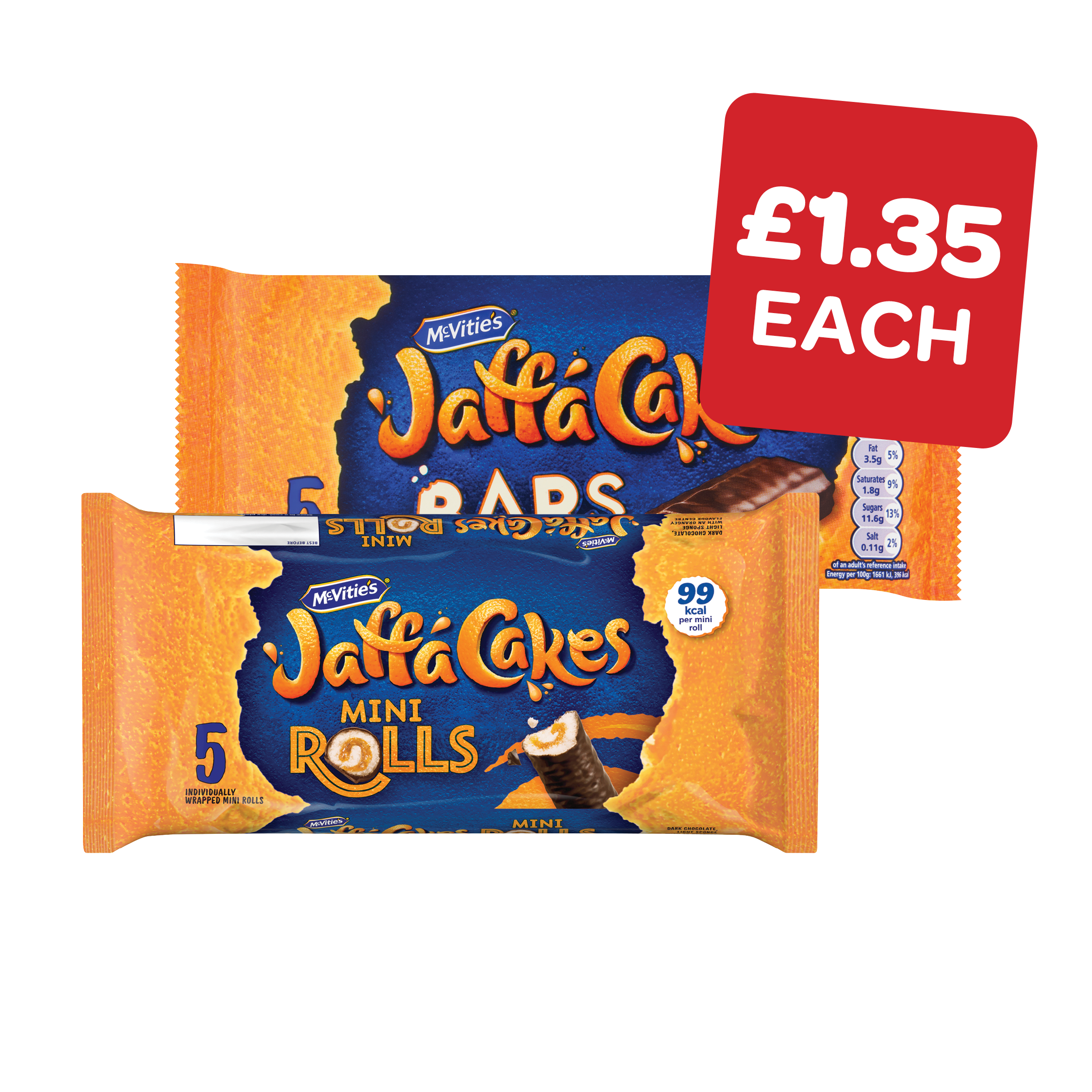 McVities Jaffa Cake Bars / Mini Rolls