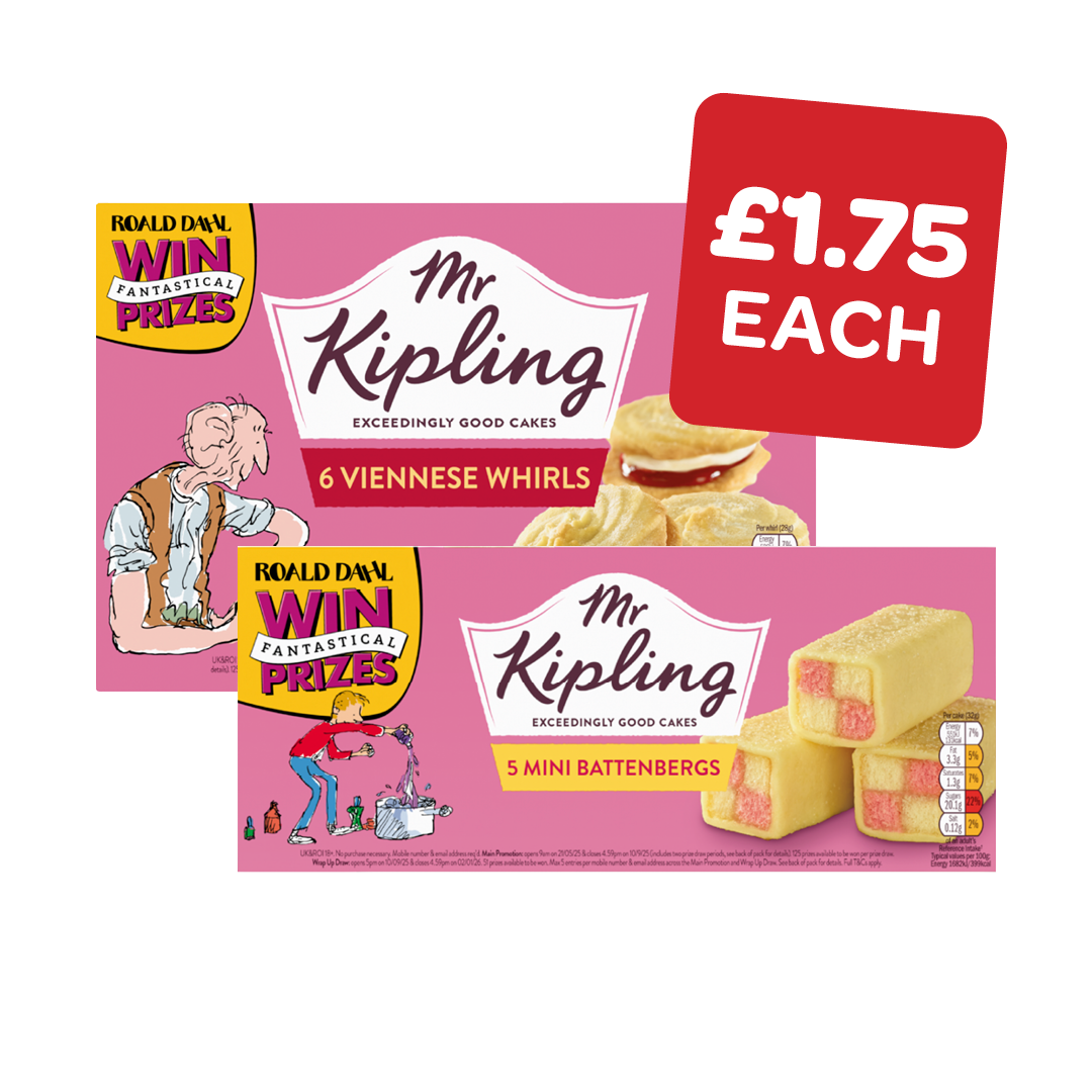 Mr Kipling Viennese Whirls / Mini Battenbergs