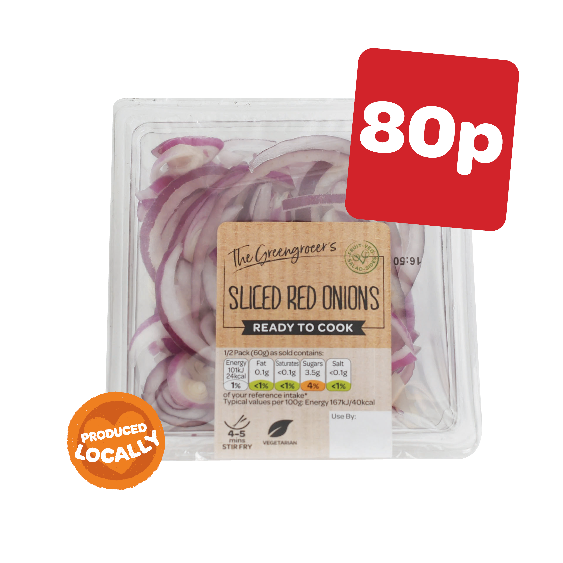 The Greengrocer's Sliced Red Onion