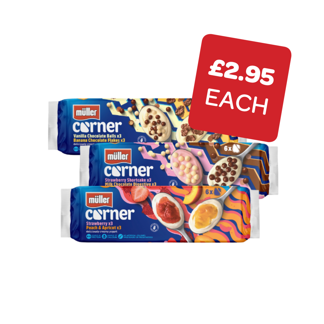 Muller Corner Yoghurts 124g
