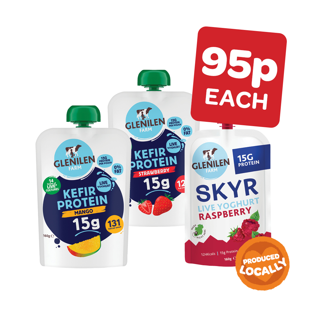 Glenilen Kefir Protein / Skyr Pouches