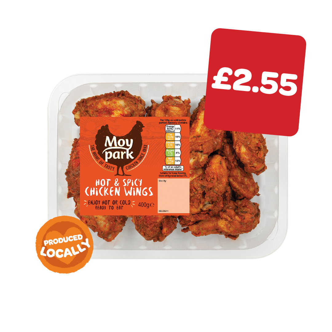 Moy Park Hot & Spicy Wings