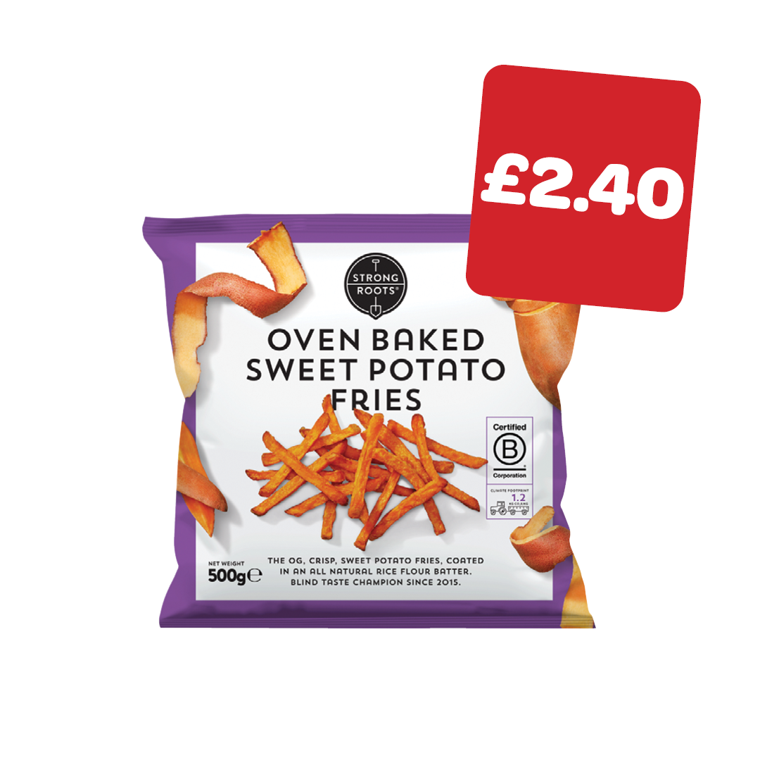 Strong Roots Oven Baked Sweet Potato Fries