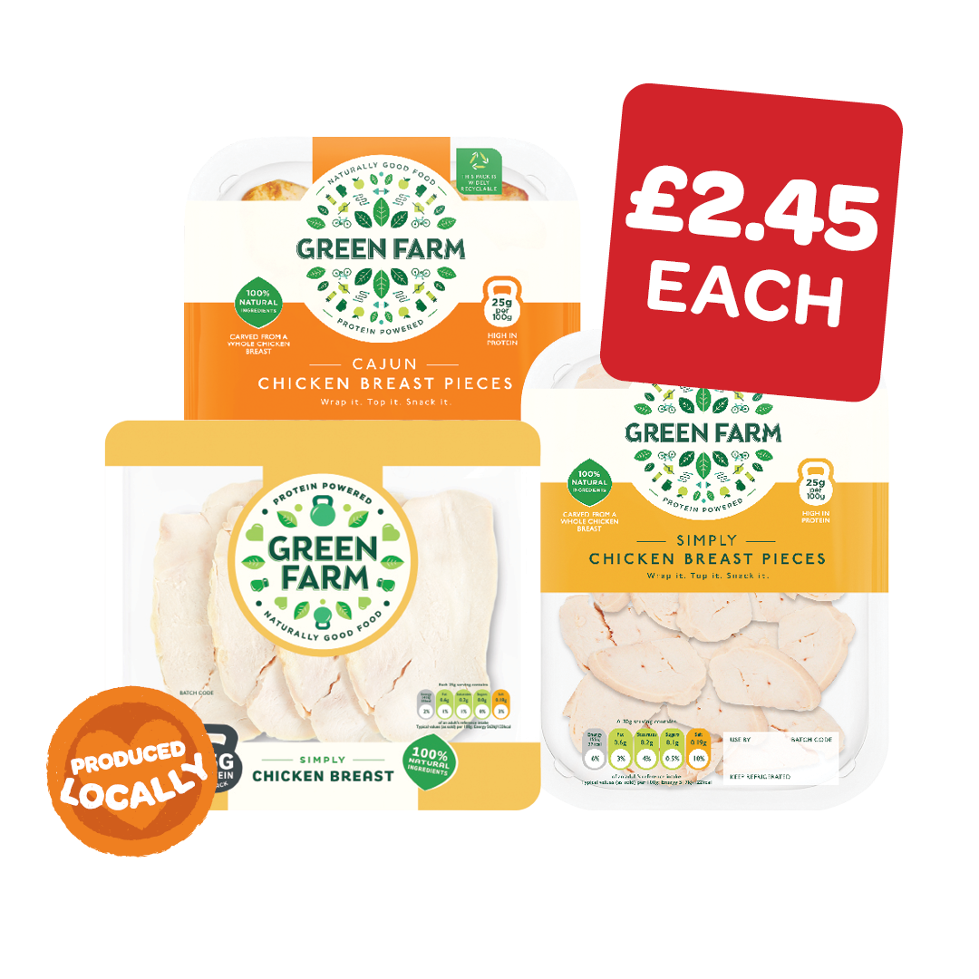 GreenFarm Roast / Cajun Chicken  Pieces / Roast Chicken Slices