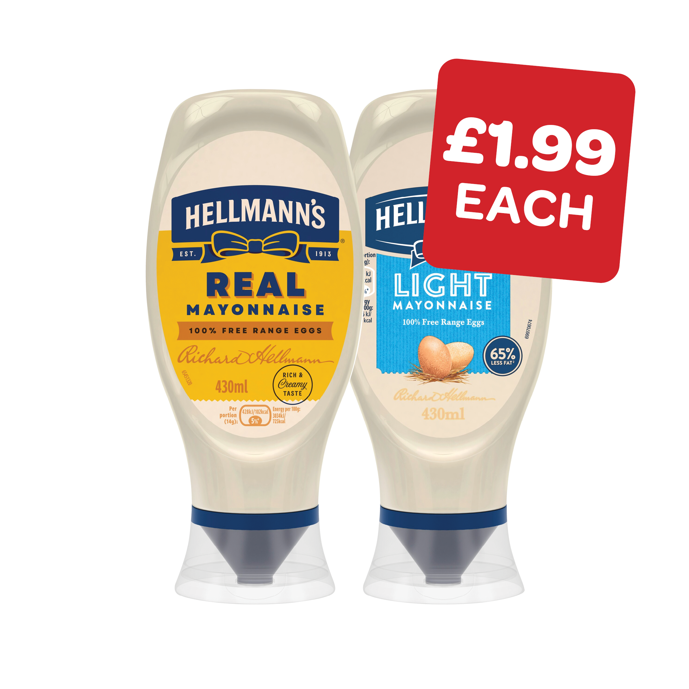 Hellmanns Squeezy Mayonnaise