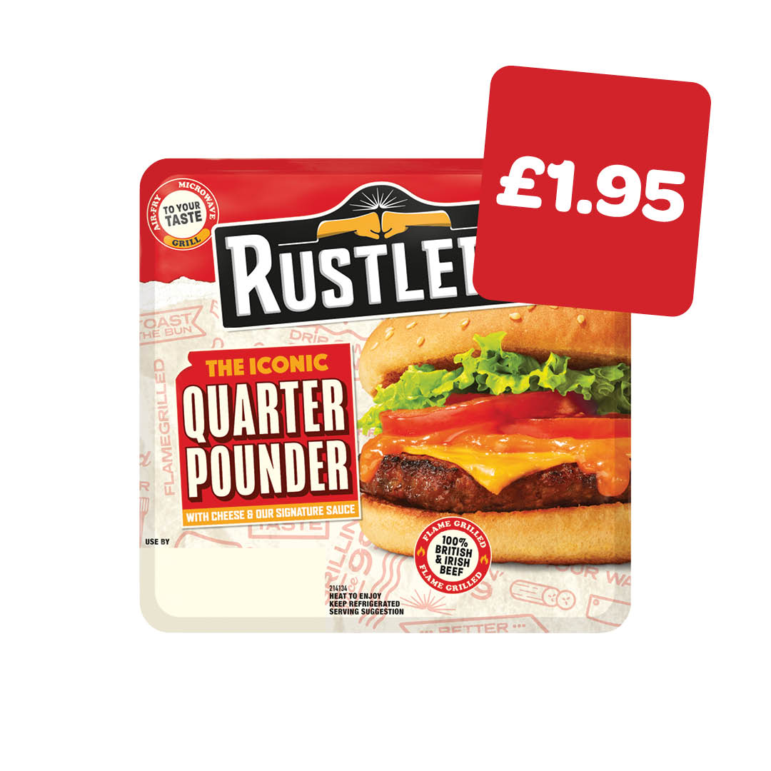 Rustlers Quarter Pound Burger