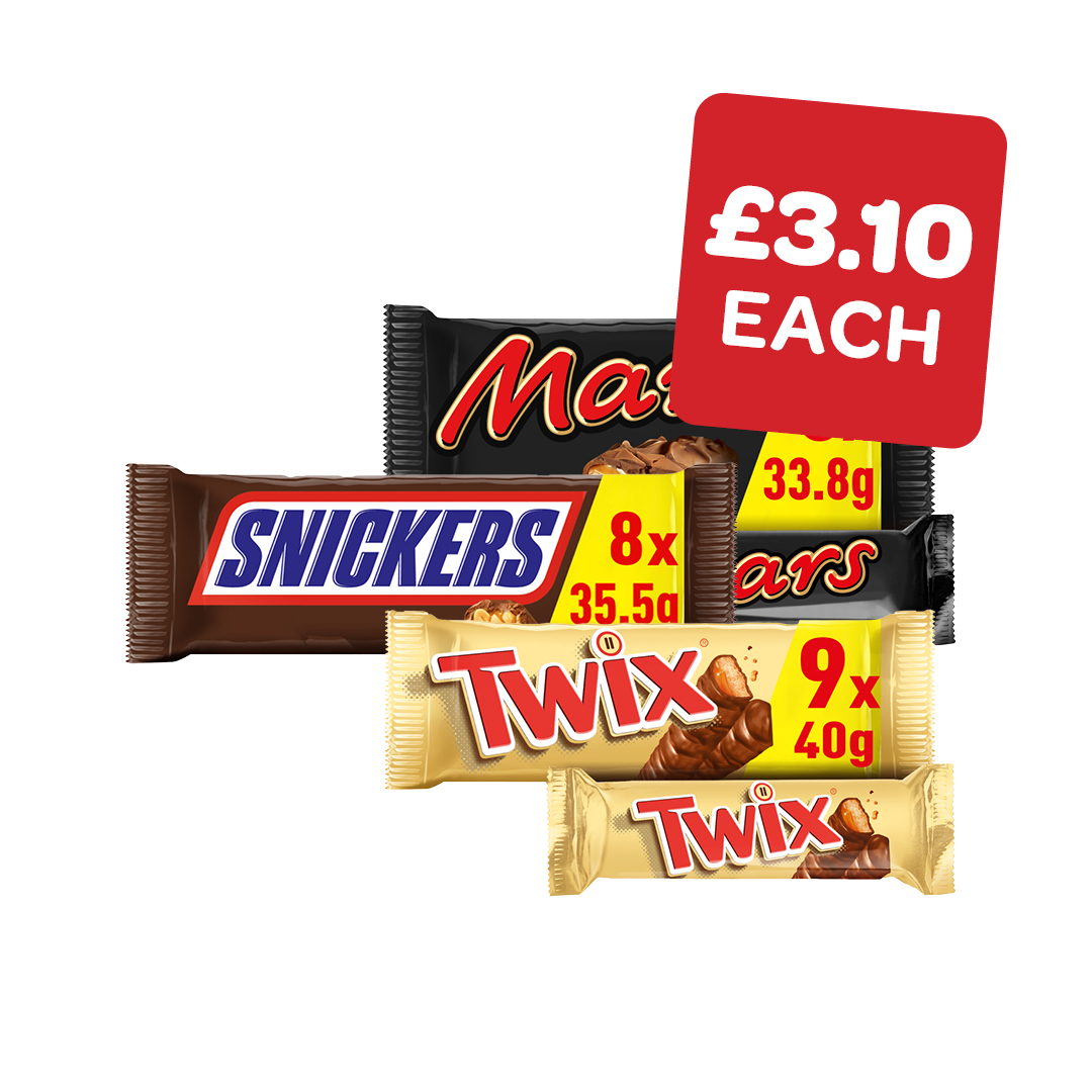 Mars / Snickers / Twix Snacksize