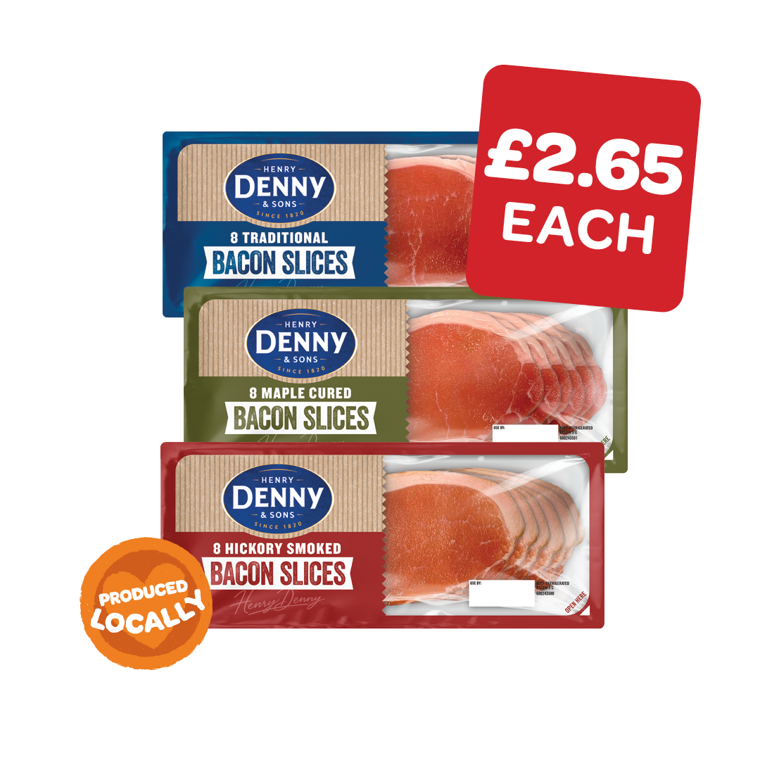 Denny Traditional / Maple /  Hickory Back Bacon