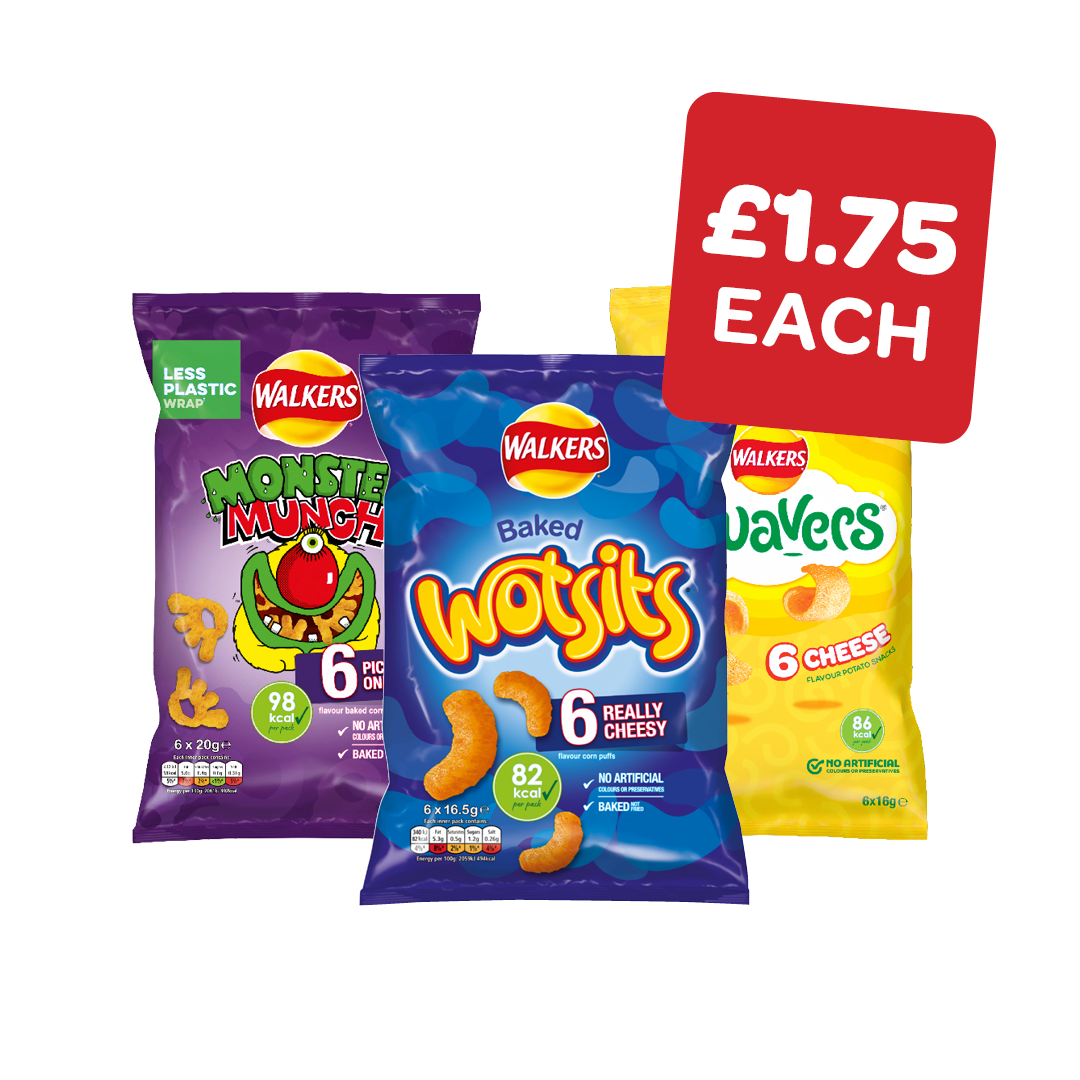 Monster Munch / Quavers / Wotsits