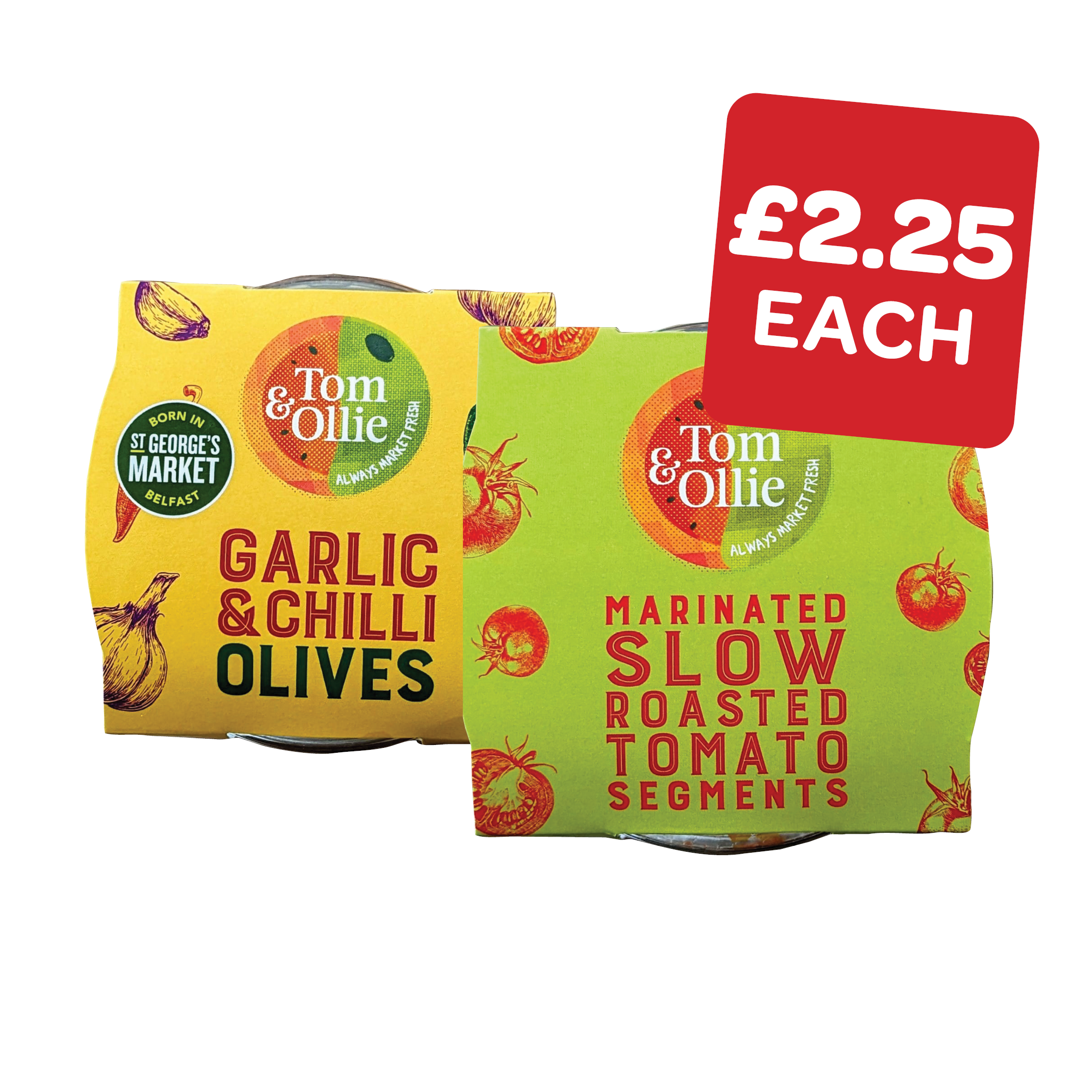 Tom & Ollie Olives / Slow Roasted Tomatoes