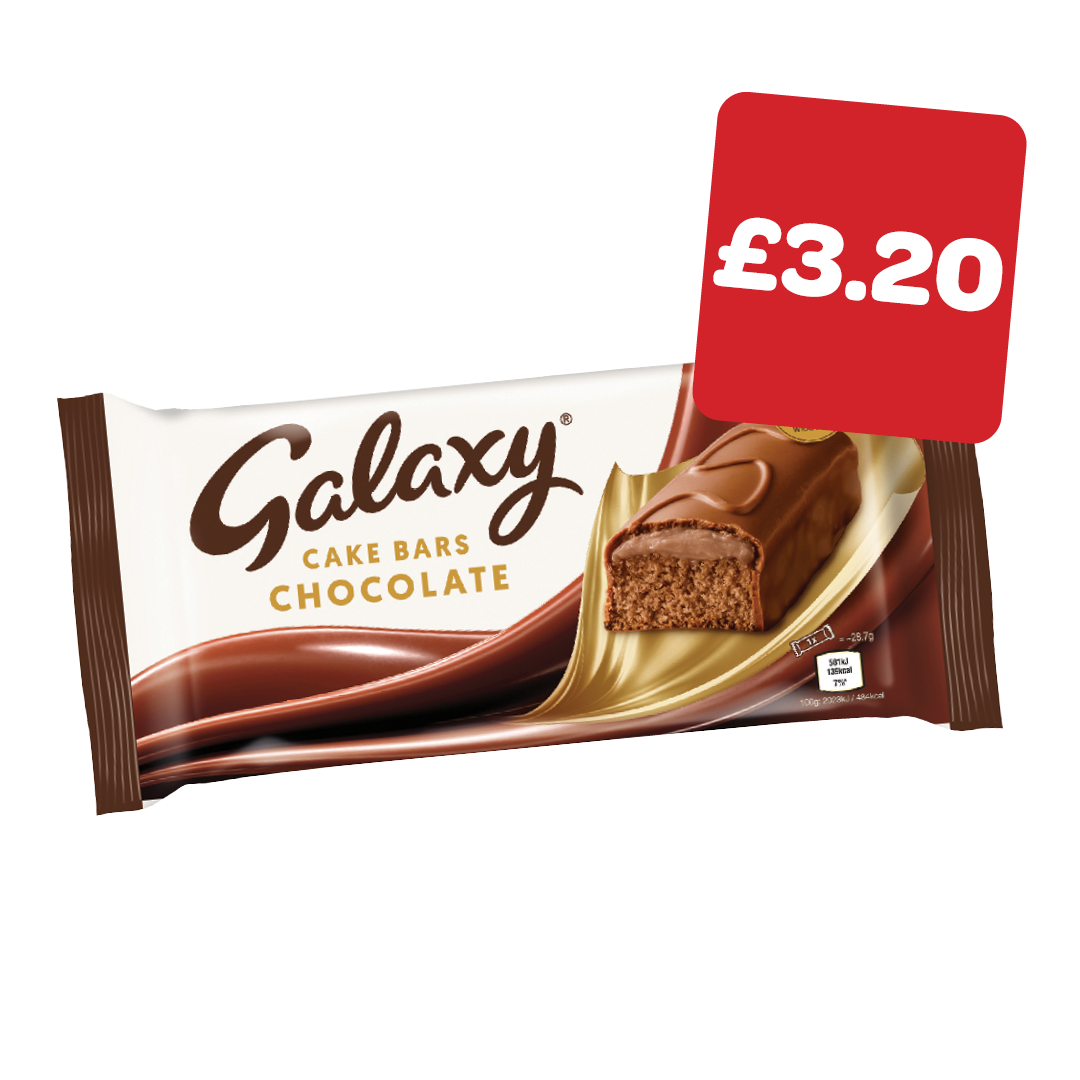 McVities Galaxy Cake Bars