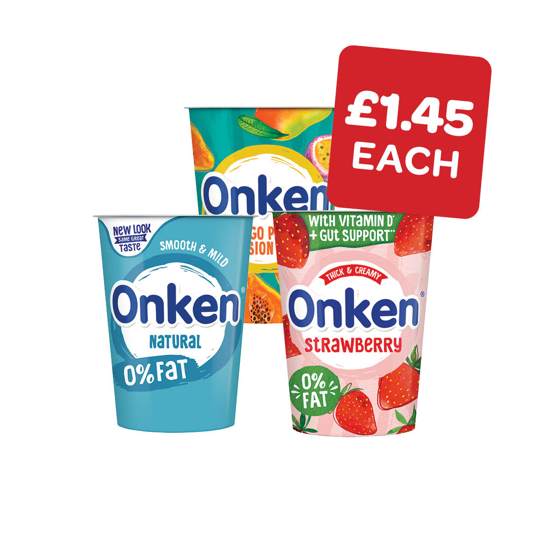 Onken Big Pot Yoghurts