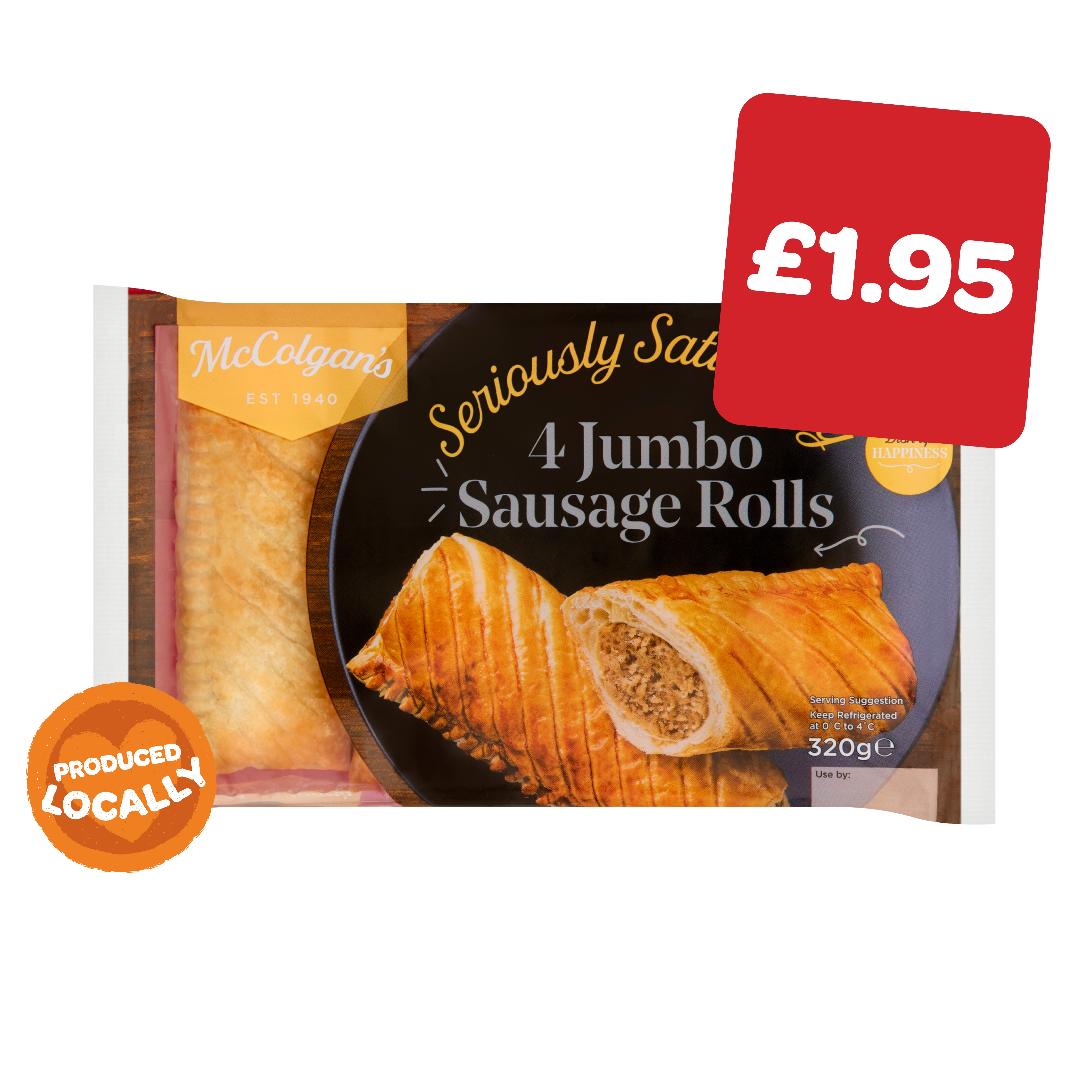 McColgans Jumbo Sausage Rolls