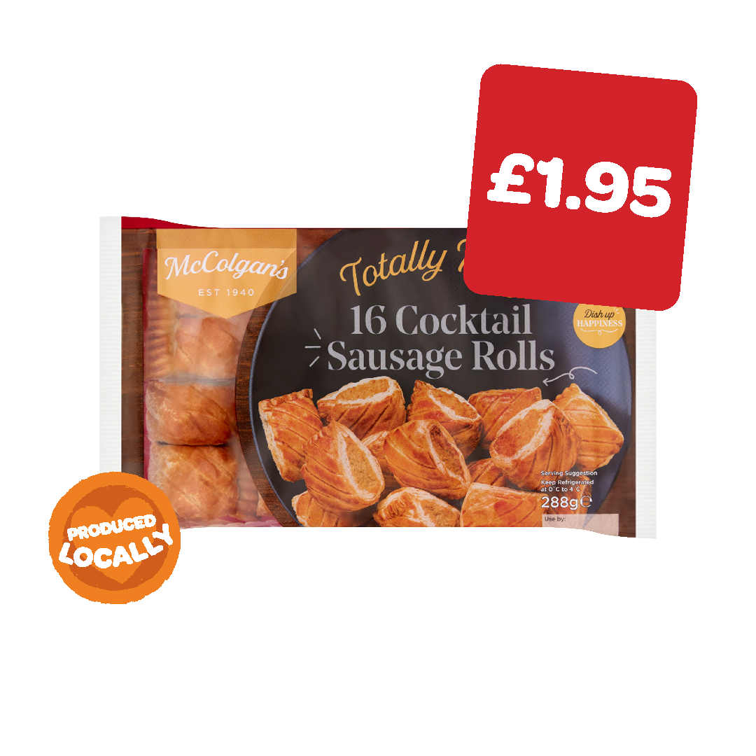 McColgans Cocktail Sausage Rolls