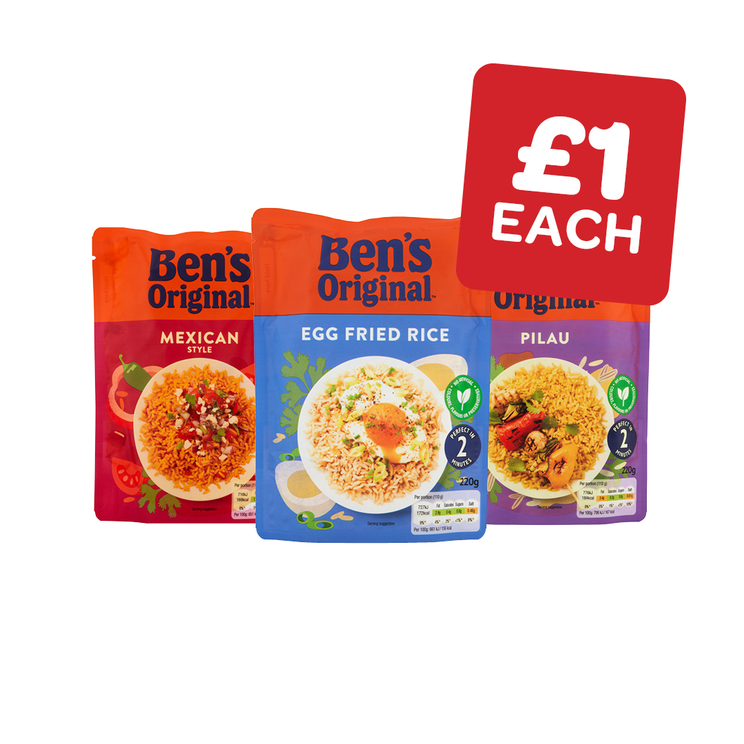 Bens Original Flavoured Rice
