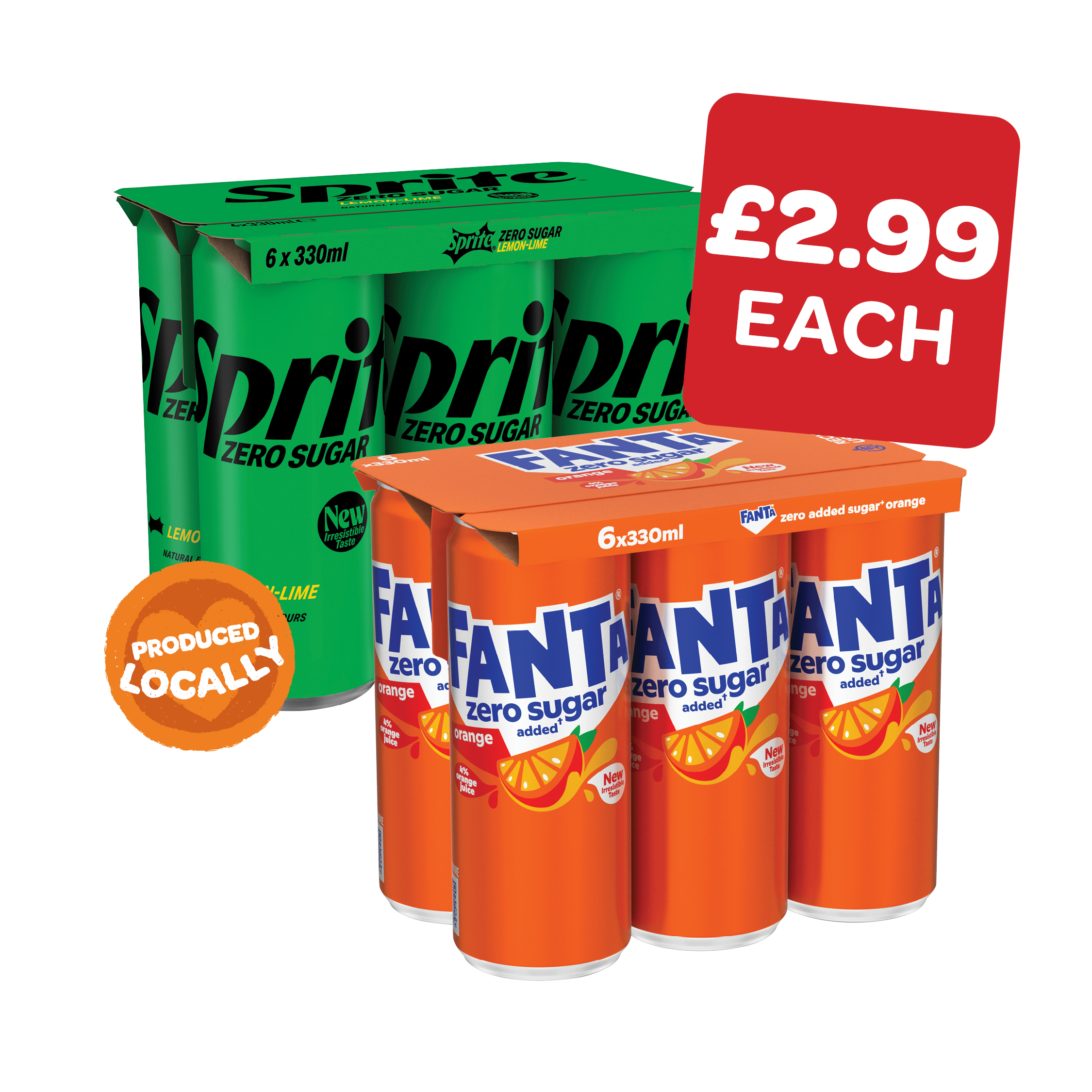 Fanta / Sprite 330ml