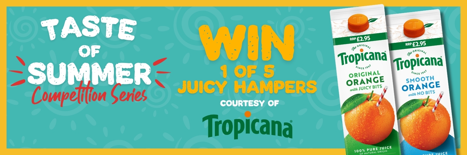 Win 1 of 5 juicy hampers courtesy of Tropicana