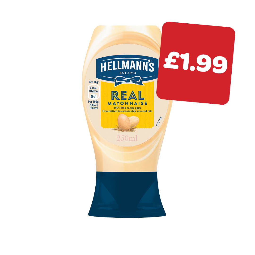 Hellmanns Squeezy Mayonnaise
