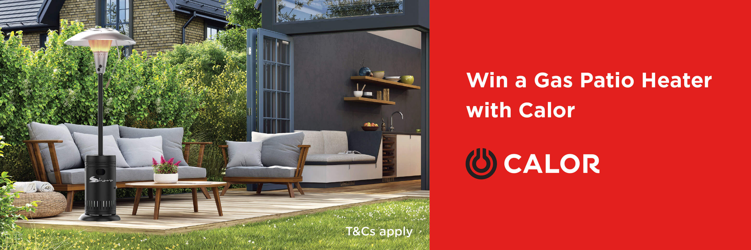Win a Gas Patio Heater with Calor
