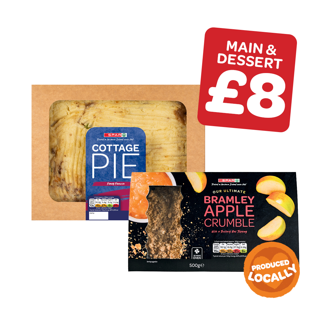 SPAR Main + Dessert for £8