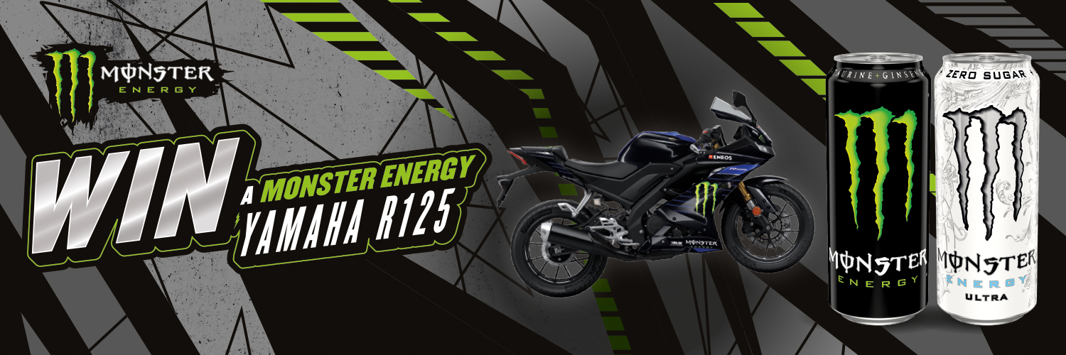WIN a Monster Energy Yamaha R125