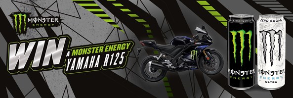 WIN a Monster Energy Yamaha R125