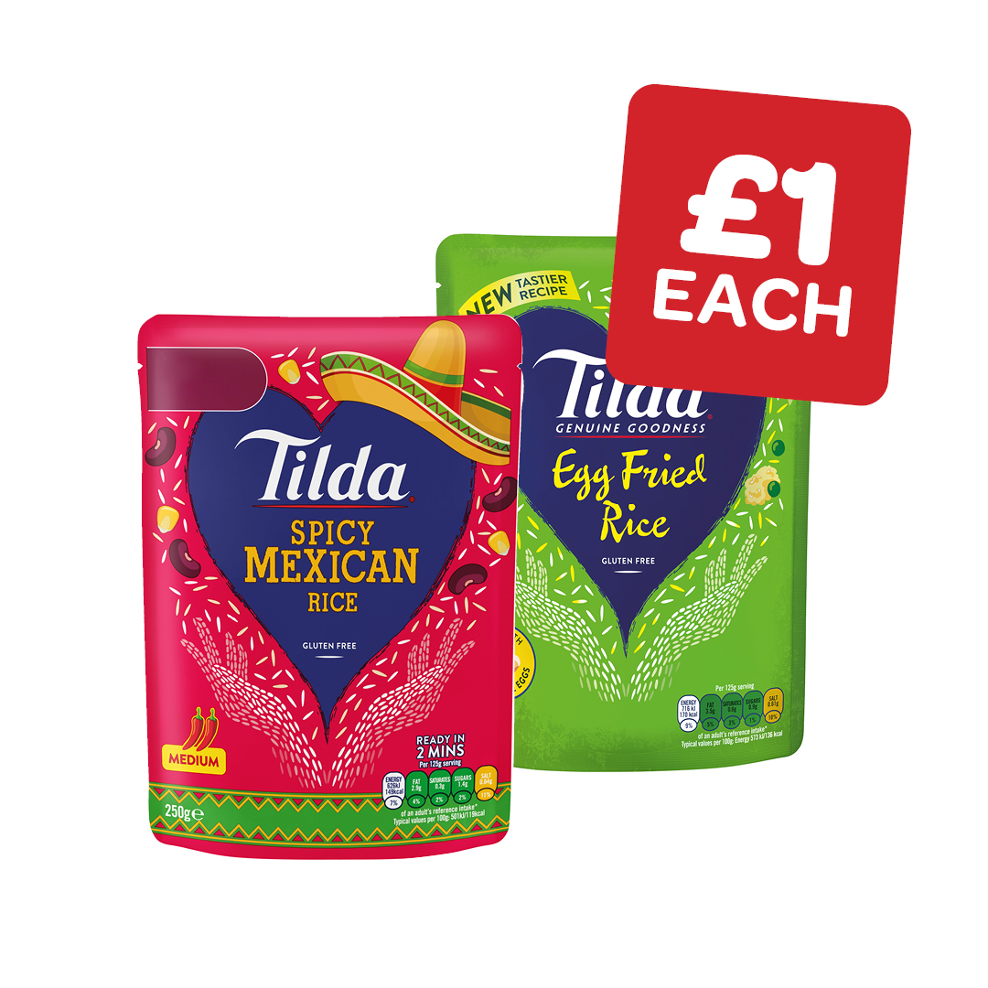 Tilda Flavoured Steamed Rice