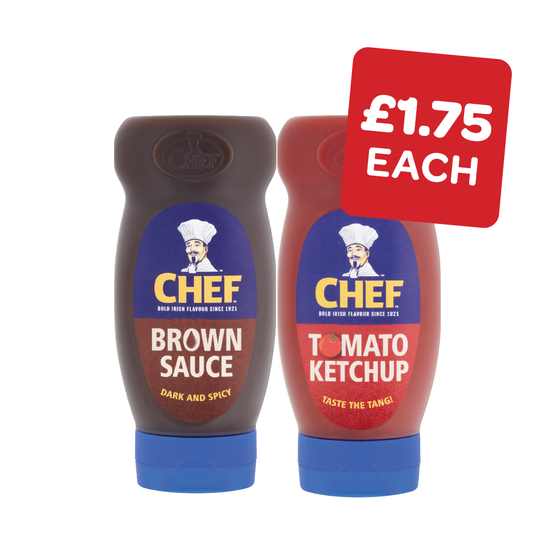 Chef Tomato Ketchup / Brown Sauce