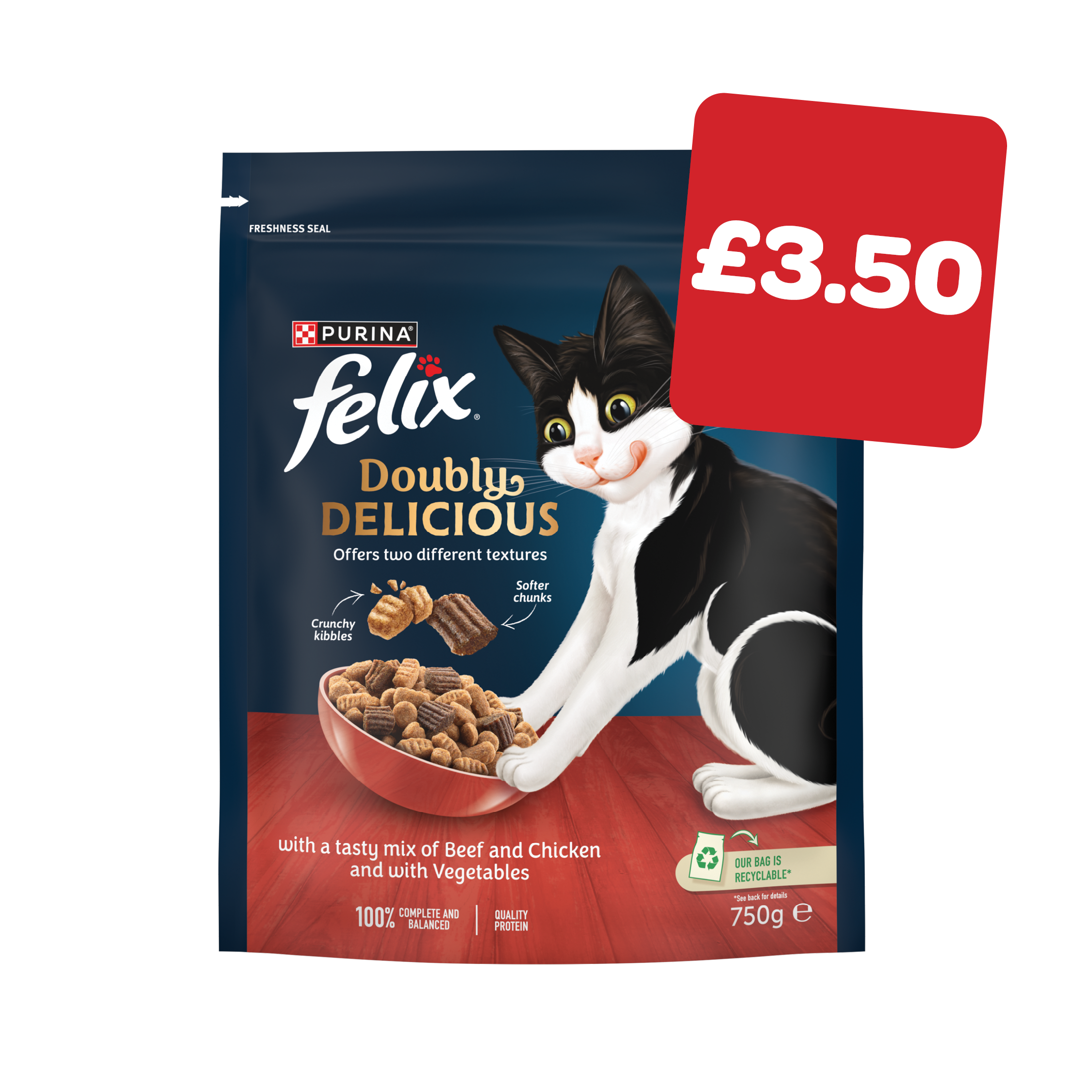 Felix Doubly Delicious Dry Cat Food