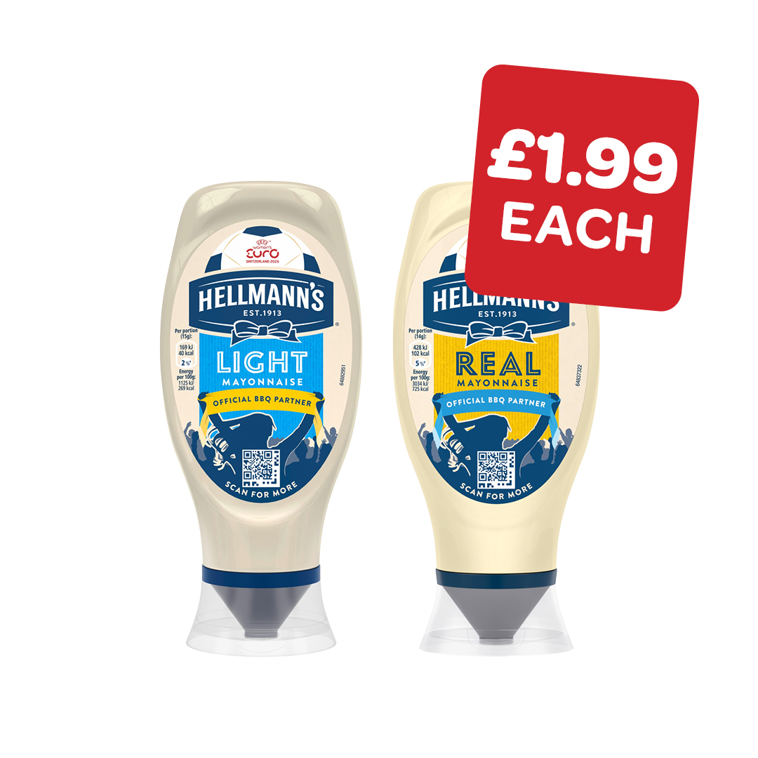 Hellmanns Squeezy Mayonnaise