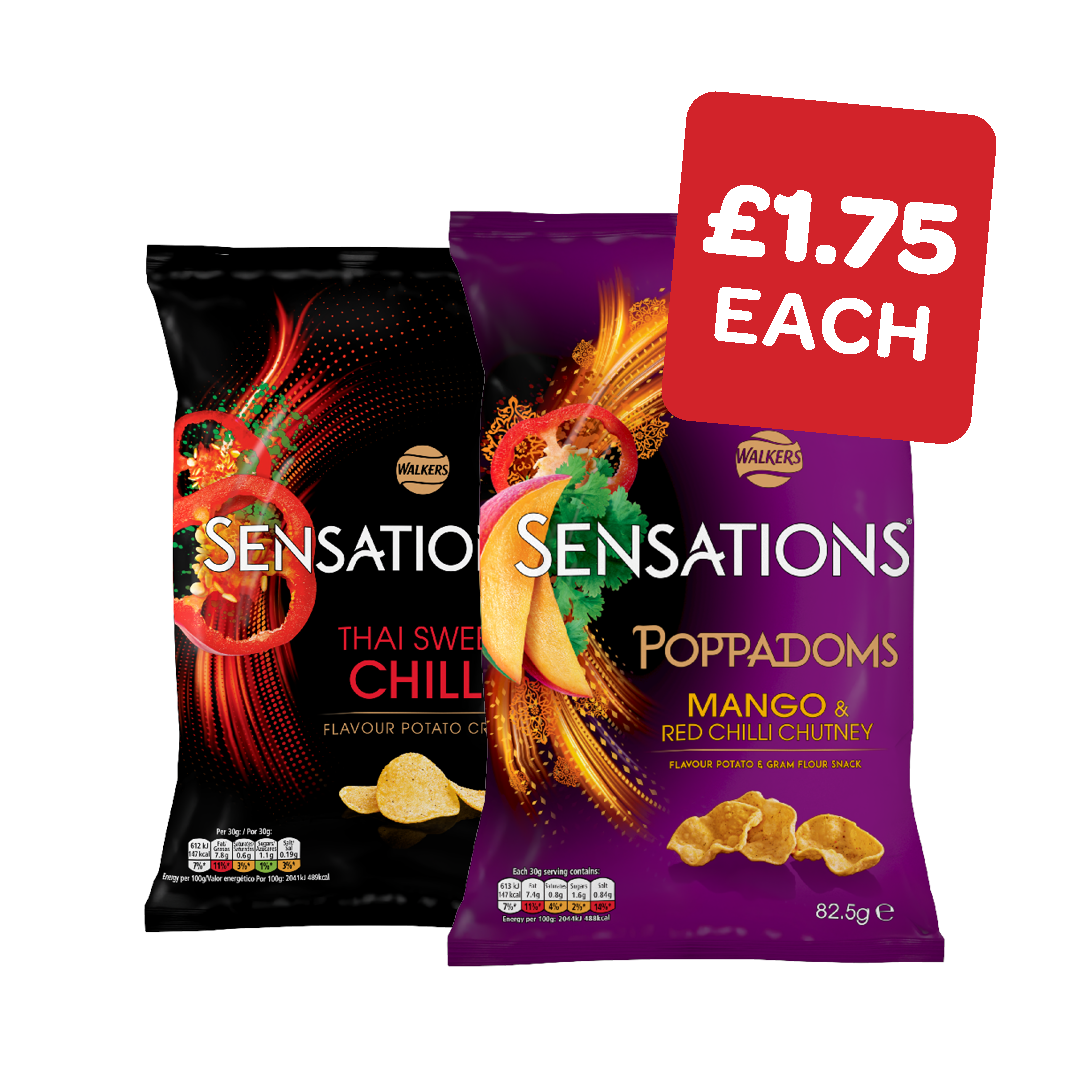 Sensations Poppadoms / Crisps