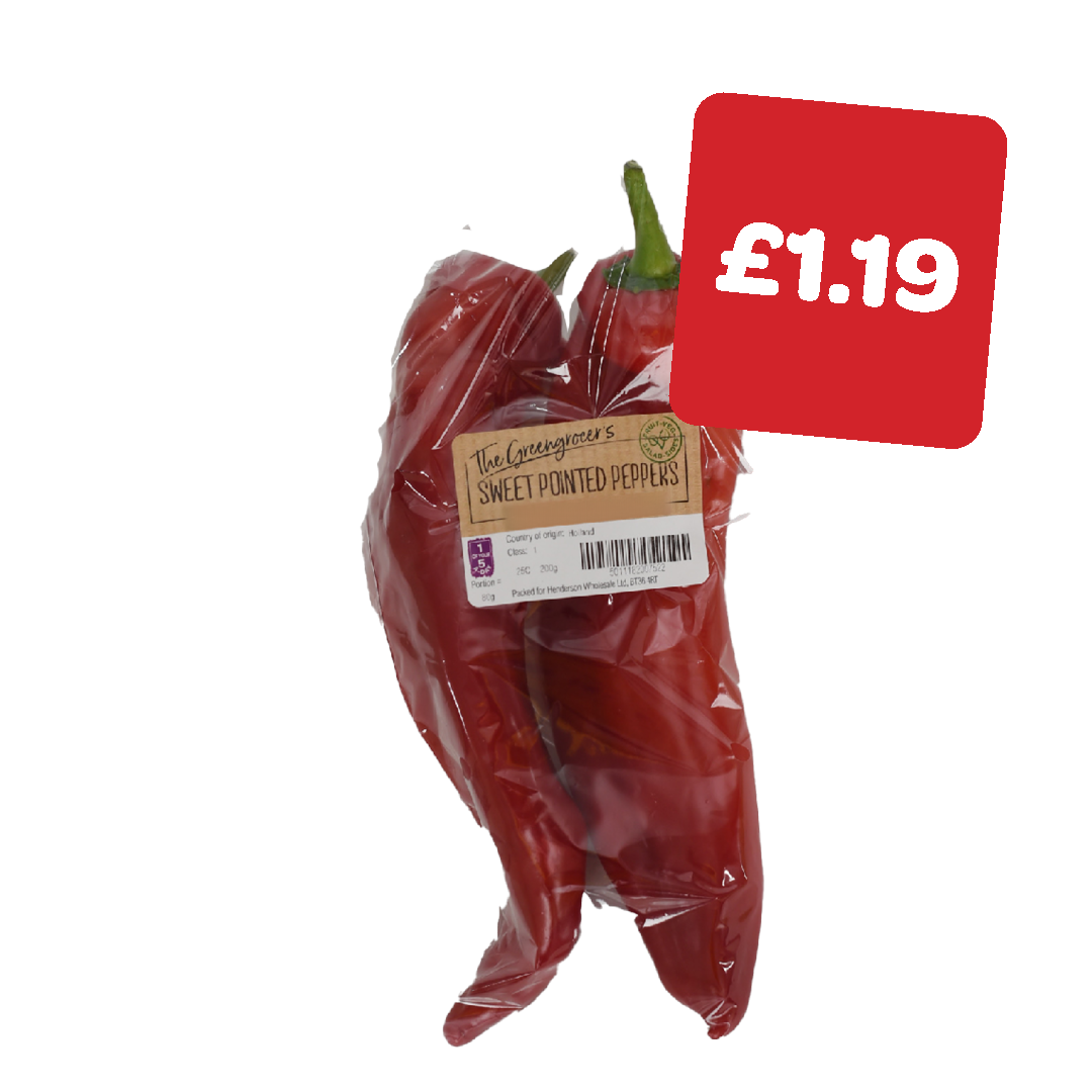 The Greengrocer's Sweet Pointed Peppers