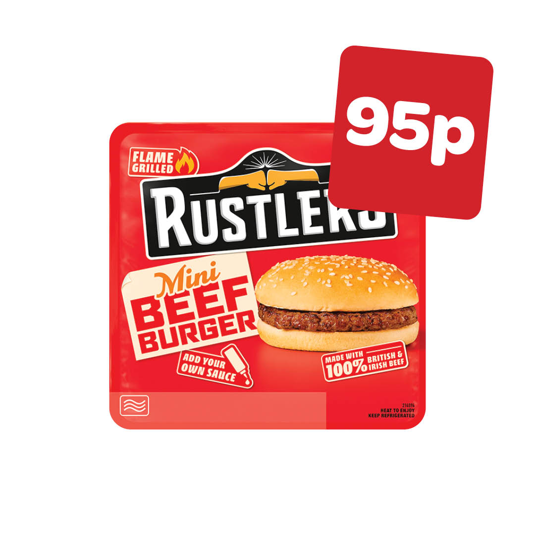 Rustlers Mini Beef Burger