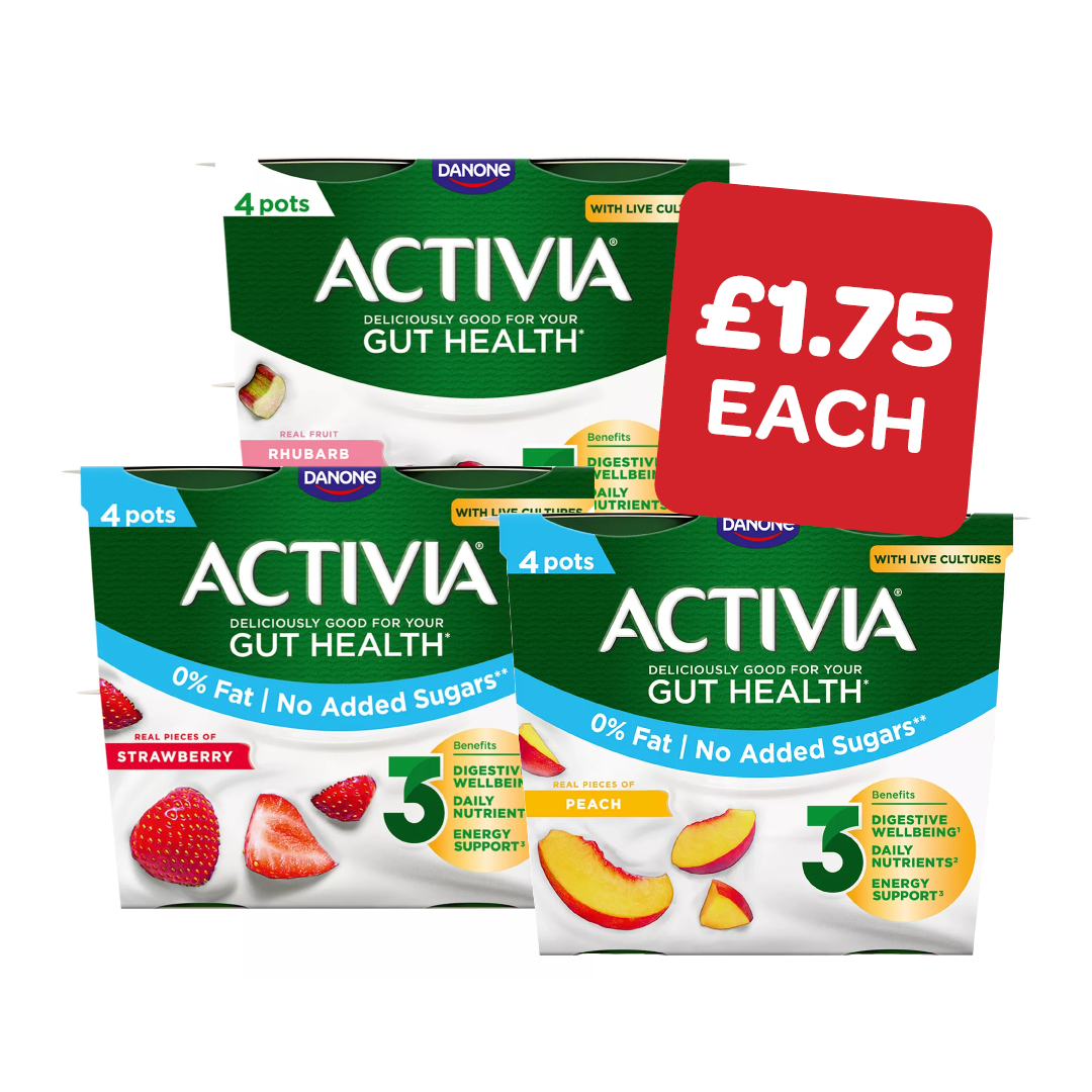 Activia Fruit Yoghurts 115g