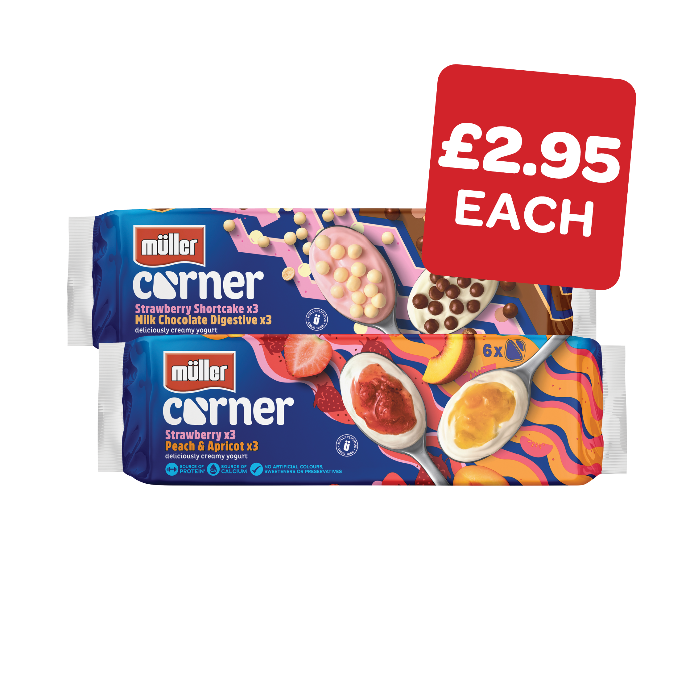 Muller Corner Yoghurts 124g