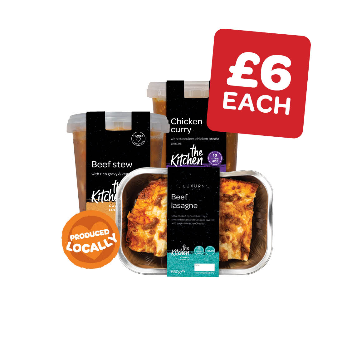 The Kitchen Luxury Lasagne / Chicken Curry / Beef Stew