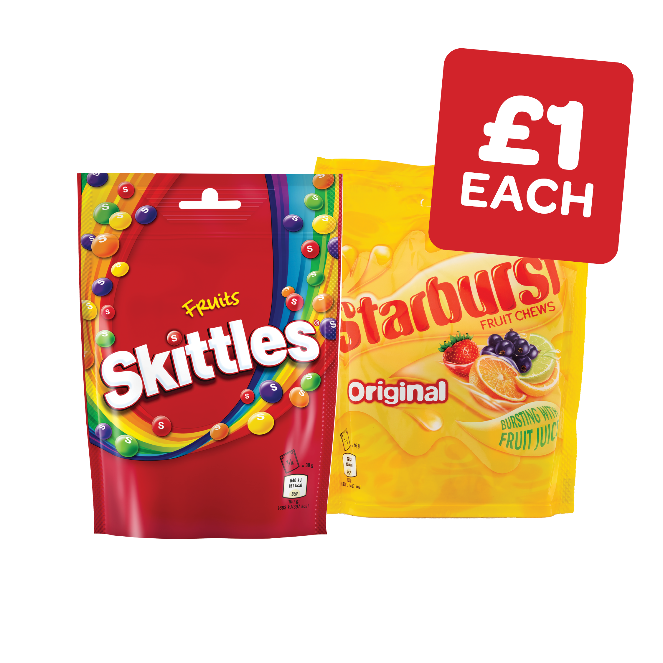 Skittles / Starburst Pouch