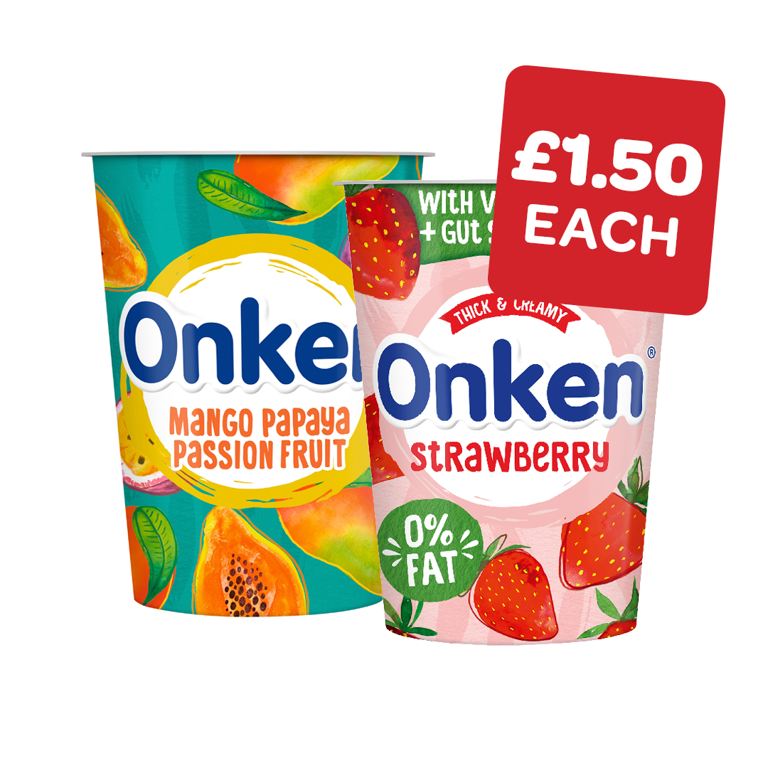 Onken Big Pot Yoghurts